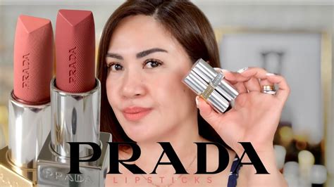 prada light blue lipstick|Prada lipstick review.